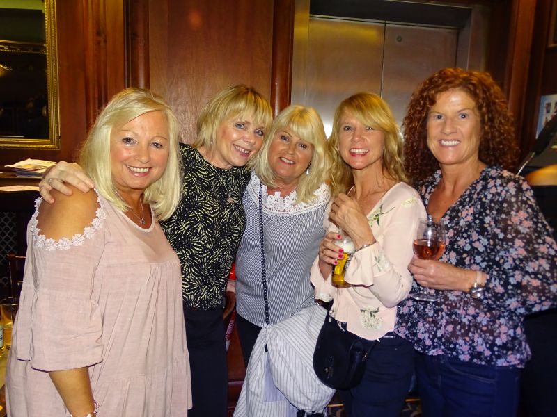 Jill Stent, Elaine Clarke, Chrissie Cole, ?, Lesley Lynch